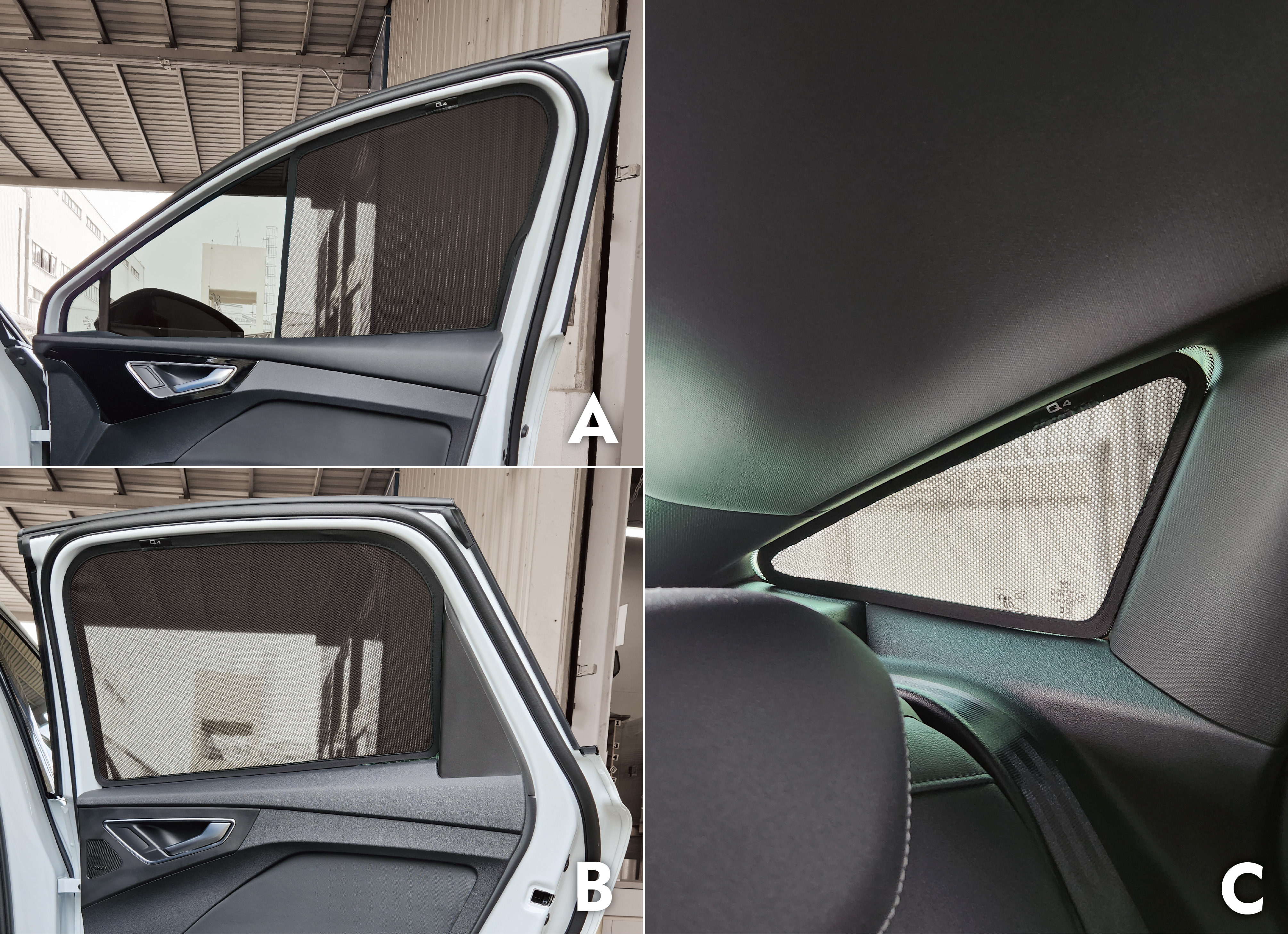 AUDI Q4 e-tron 45 SPORTBACK 汽車遮陽簾