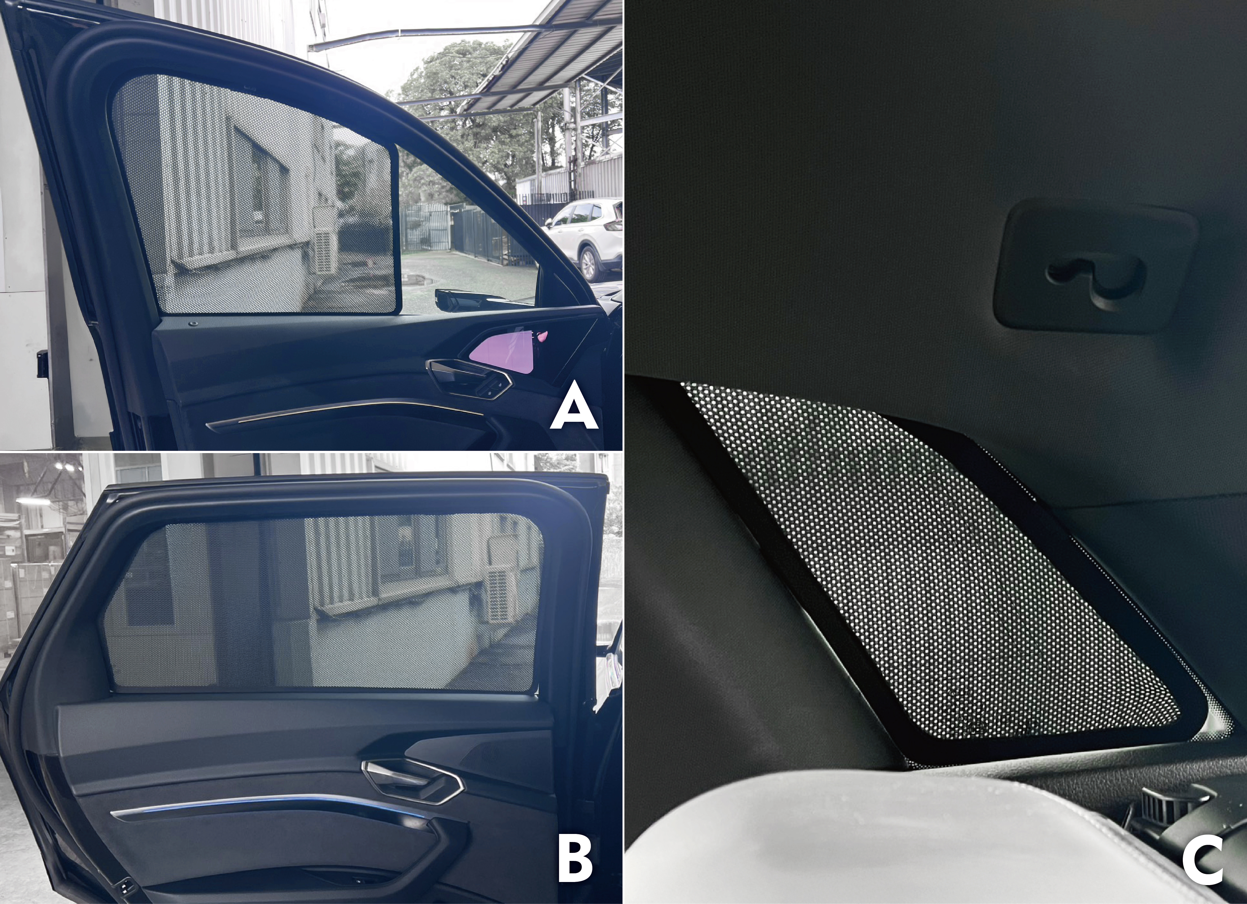 AUDI Q8 e-tron SUV 汽車遮陽簾