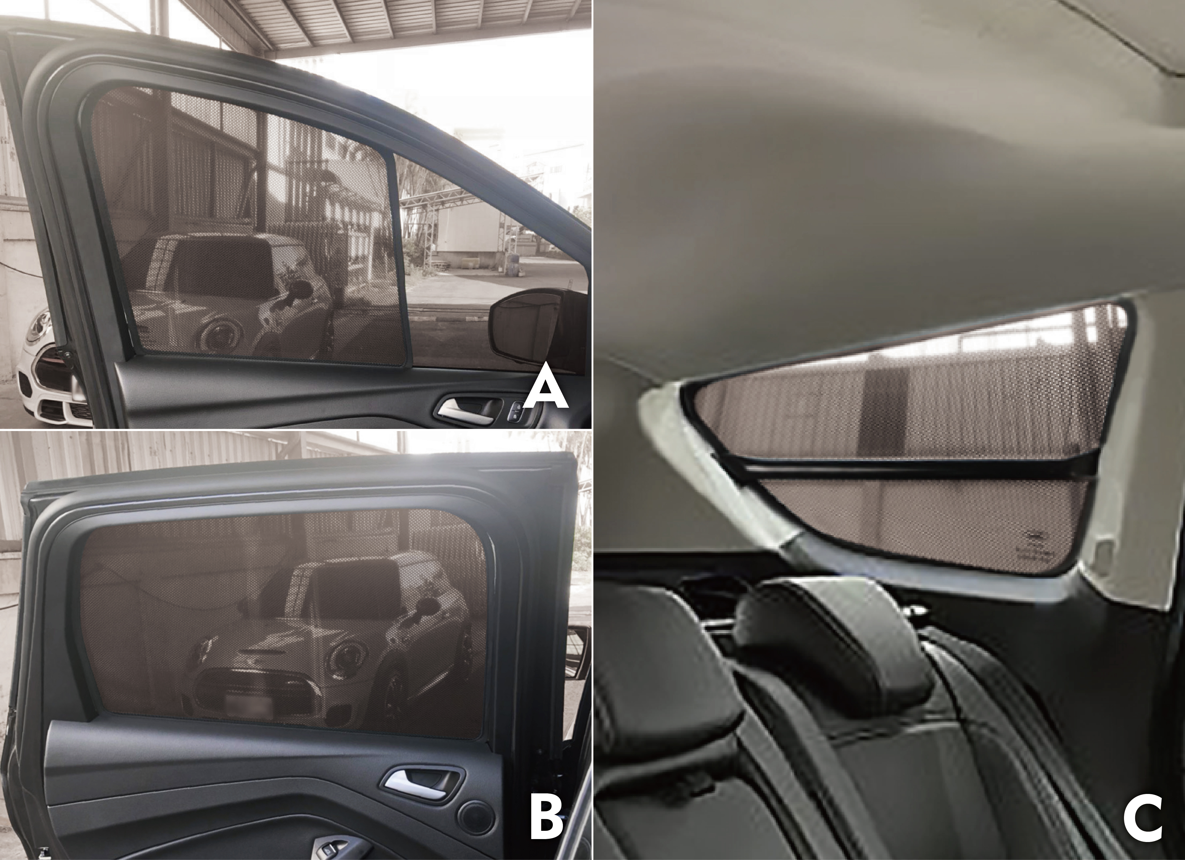 FORD KUGA GEN2 汽車遮陽簾