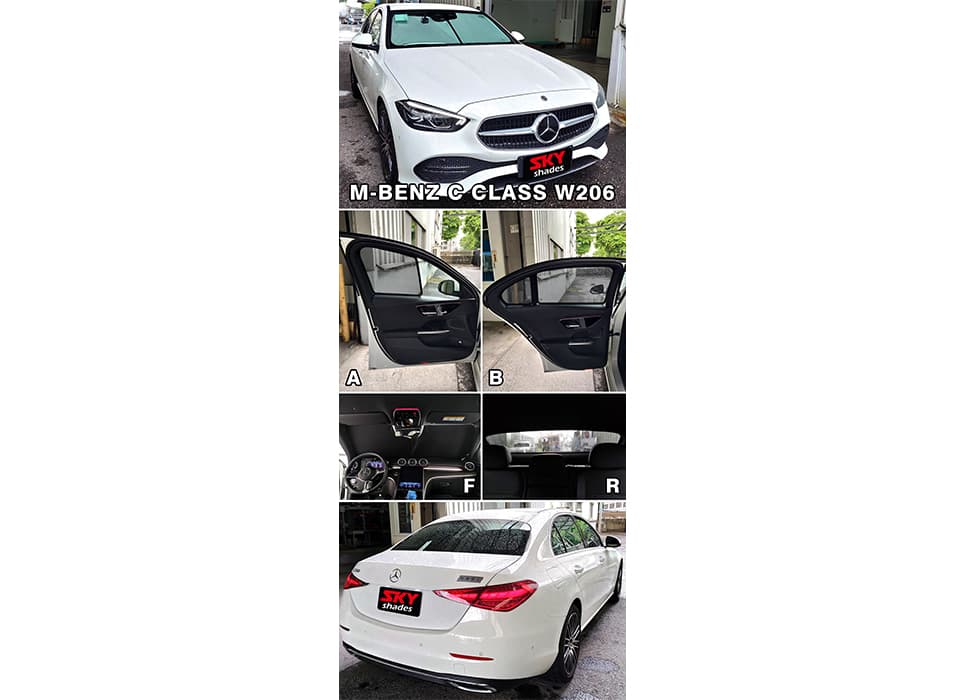 M-BENZ C-CLASS W206 (轎車) 汽車遮陽簾