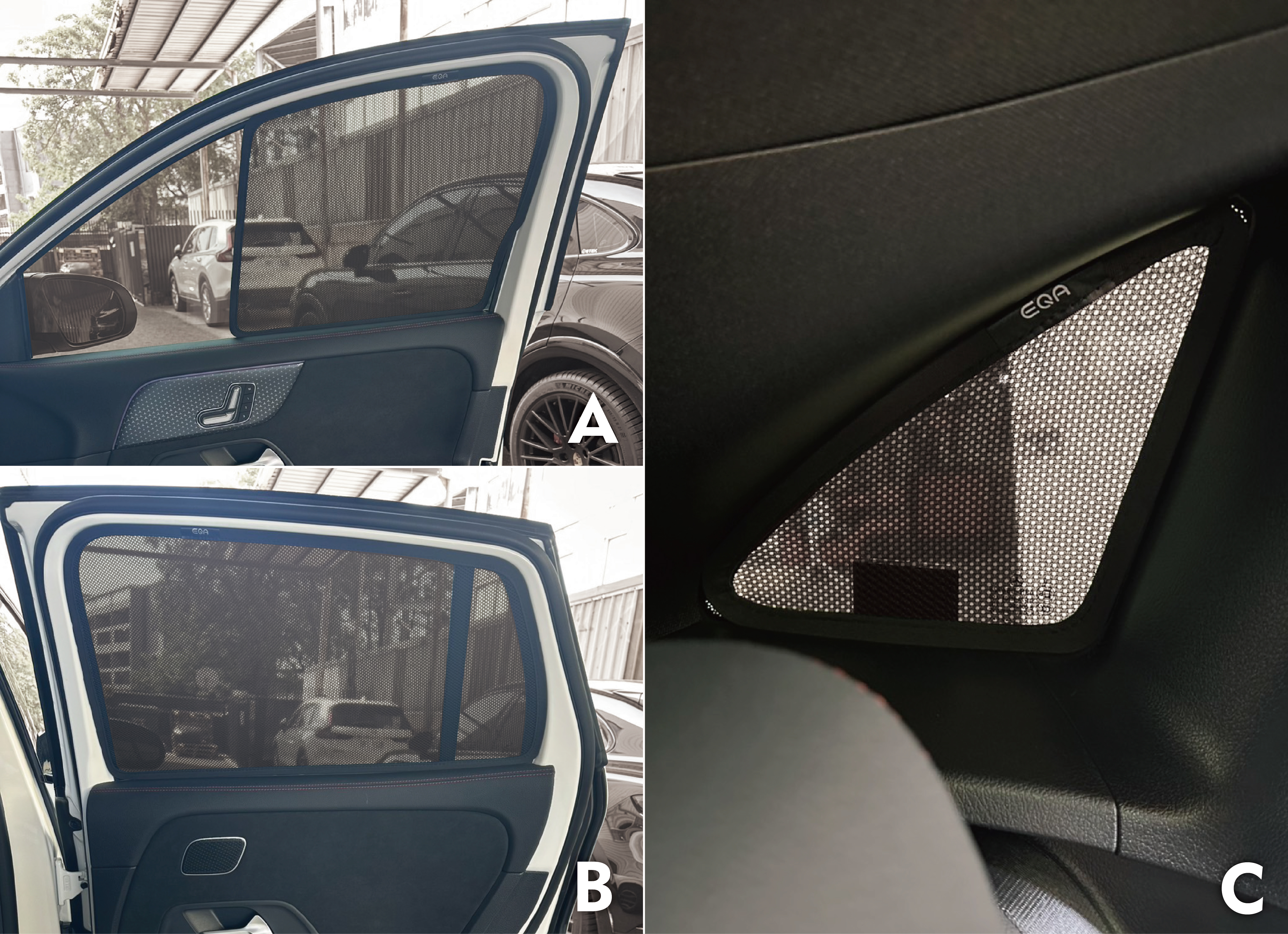 M-BENZ EQA H243 SUV 汽車遮陽簾