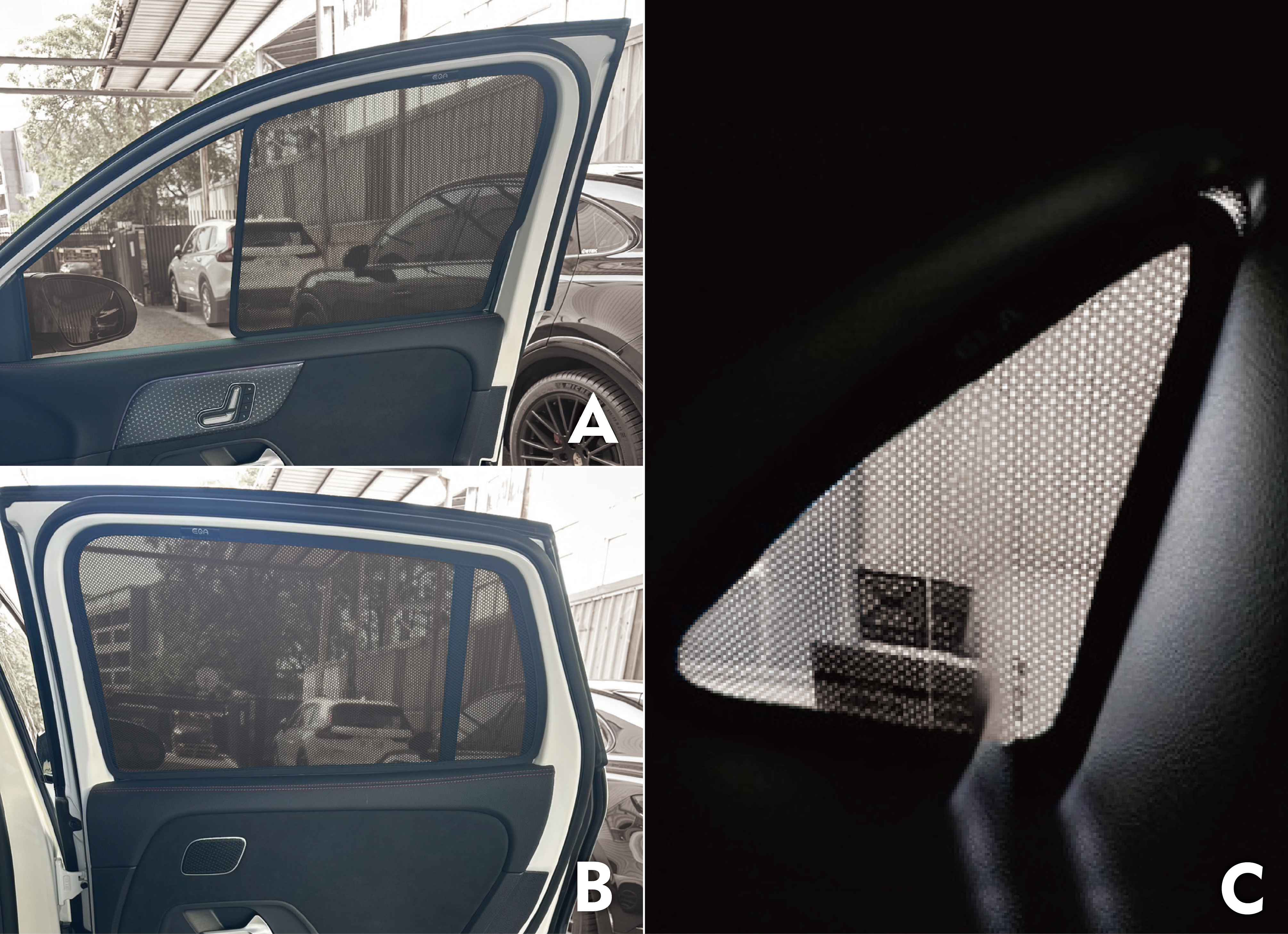 M-BENZ GLA H247 GEN2 SUV 汽車遮陽簾