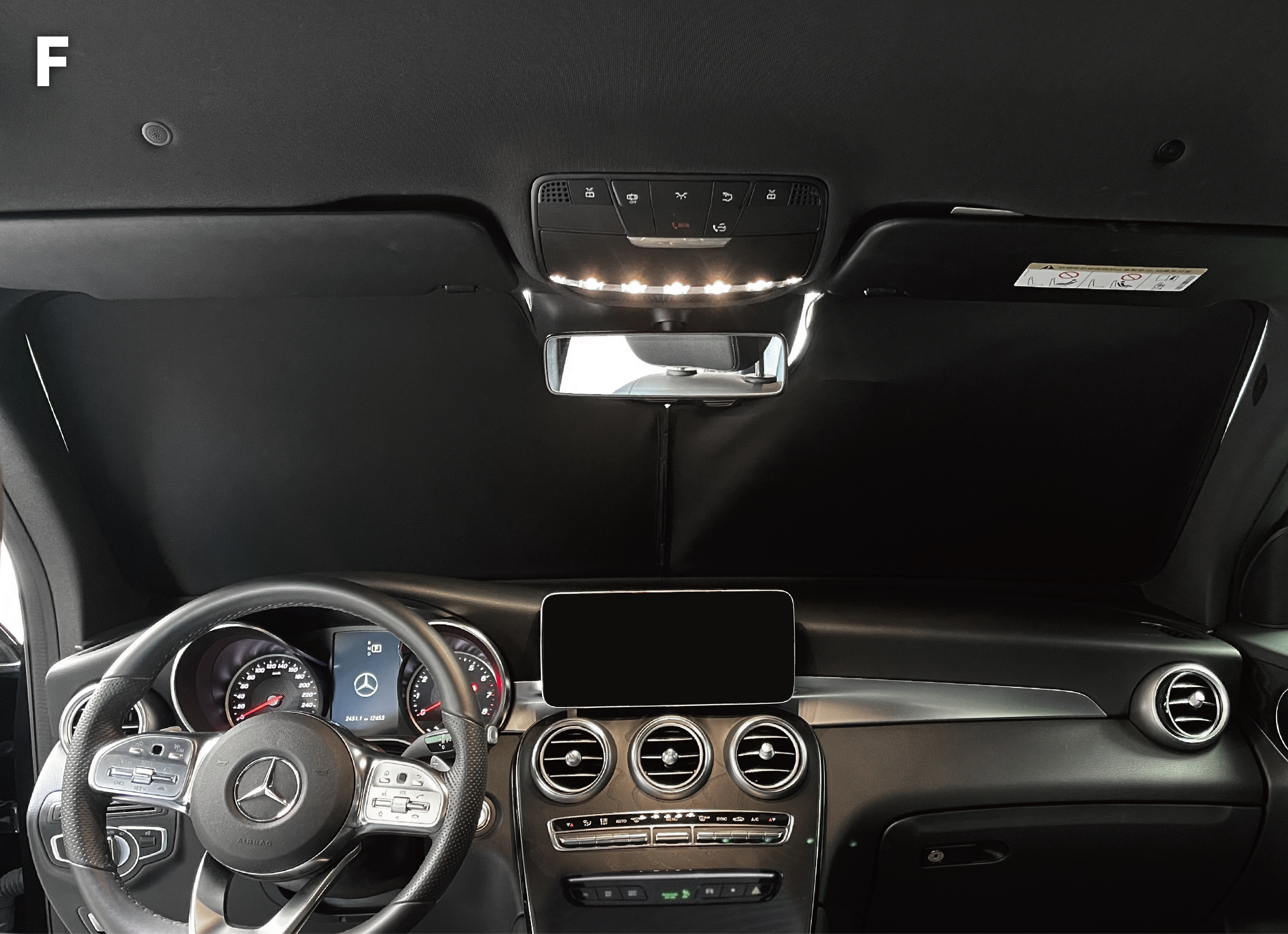 M-BENZ GLC C253 COUPE GEN1 汽車遮陽簾