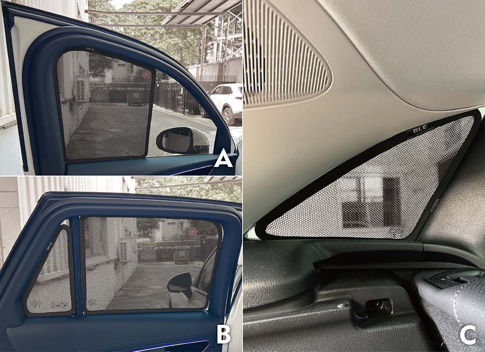 M-BENZ GLC X254 SUV GEN2 汽車遮陽簾