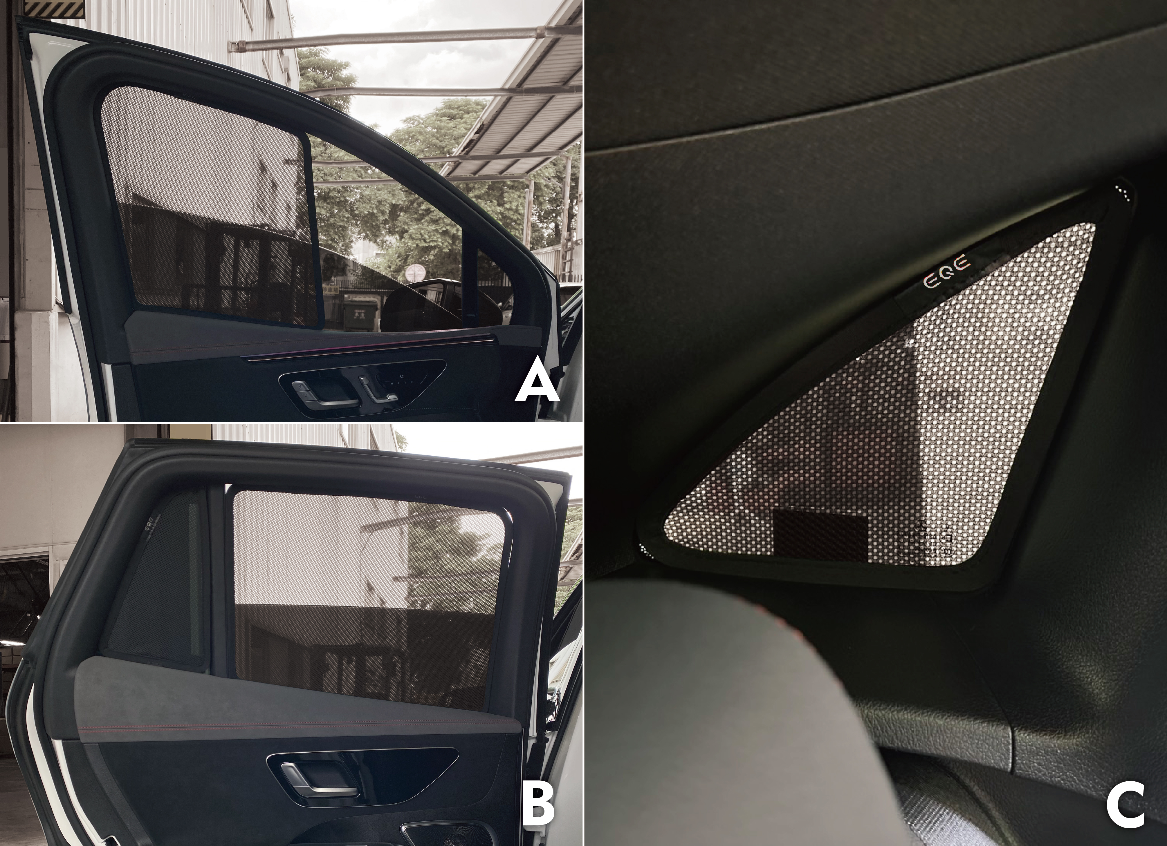 M-BENZ EQE SUV X294 汽車遮陽簾