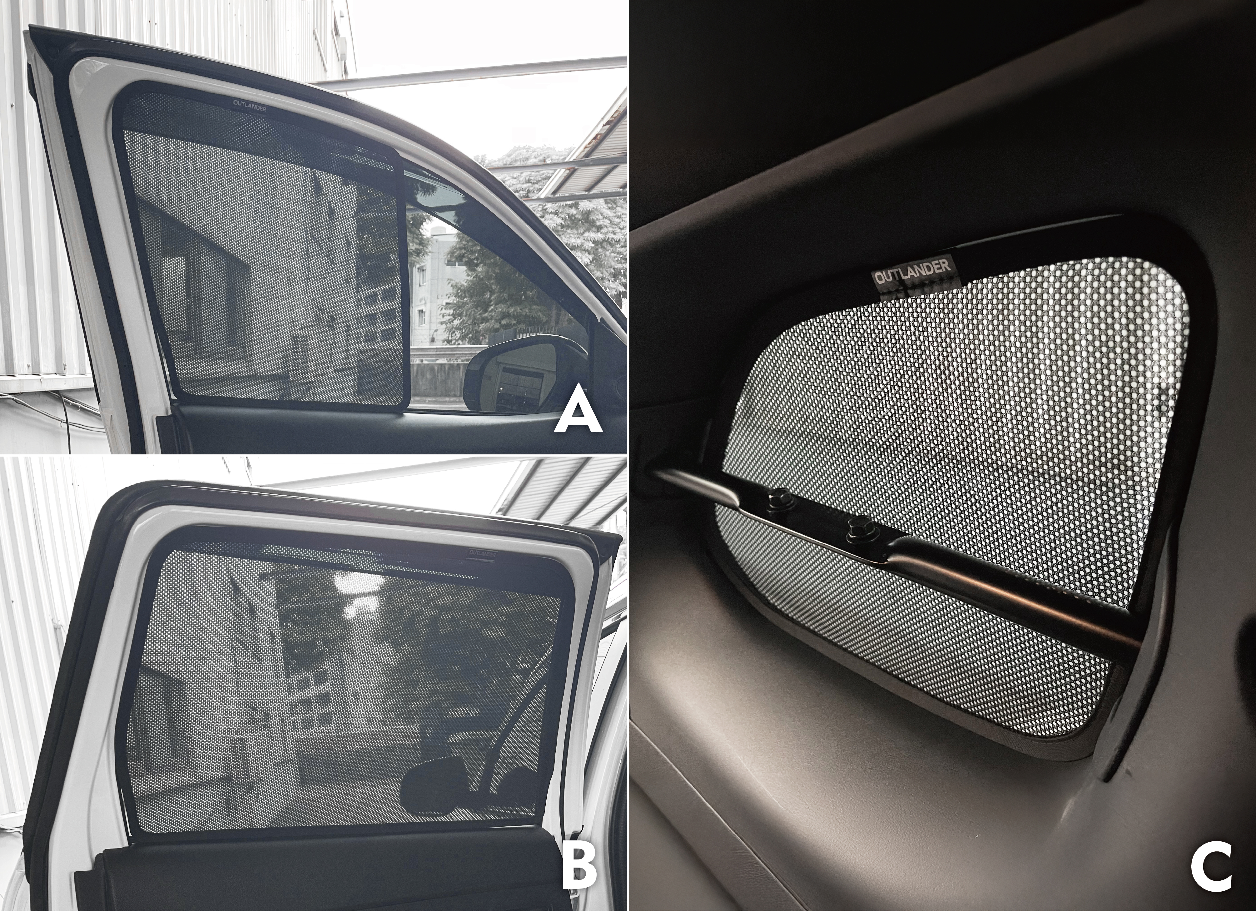 MITSUBISHI OUTLANDER GEN3 汽車遮陽簾