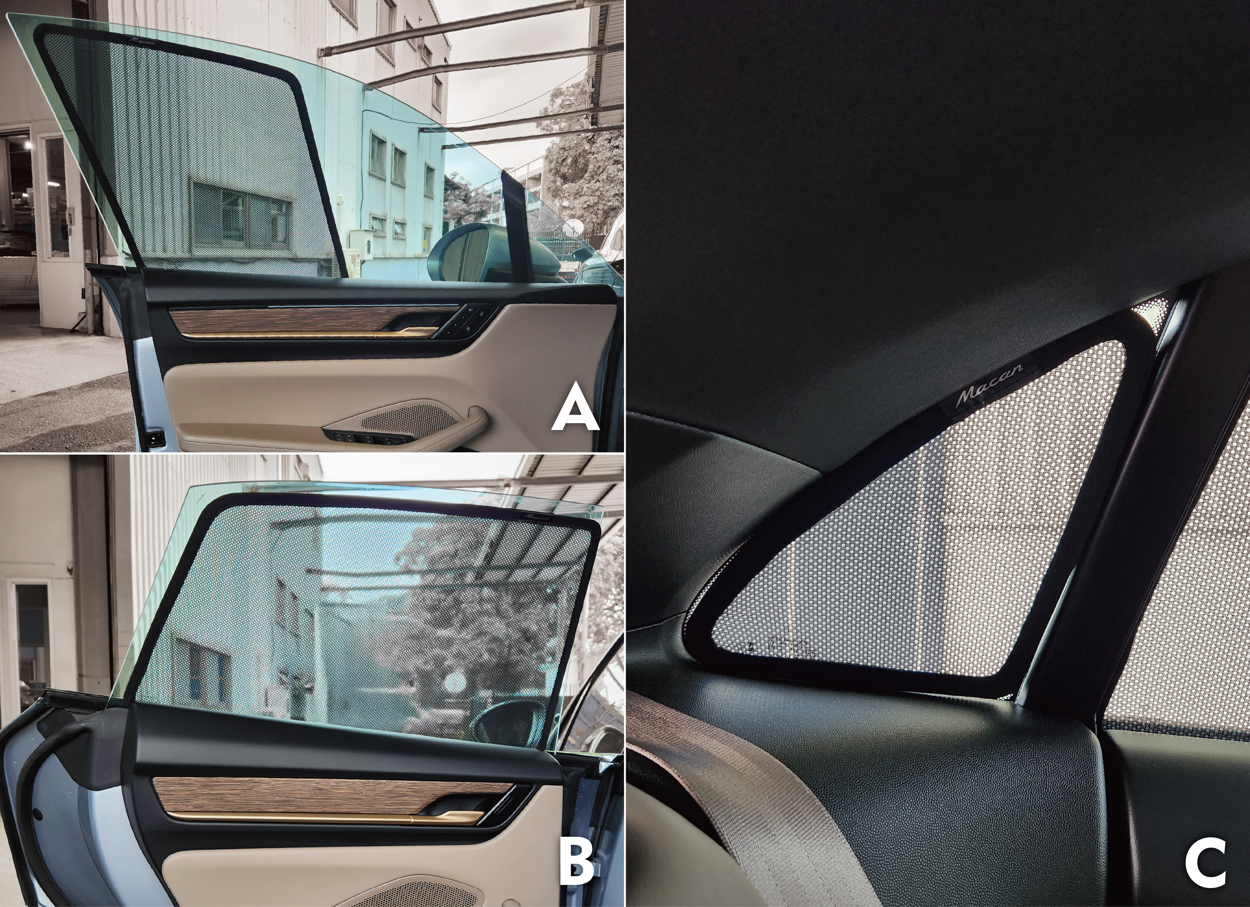 PORSCHE MACAN GEN2 4 ELECTRIC 汽車遮陽簾