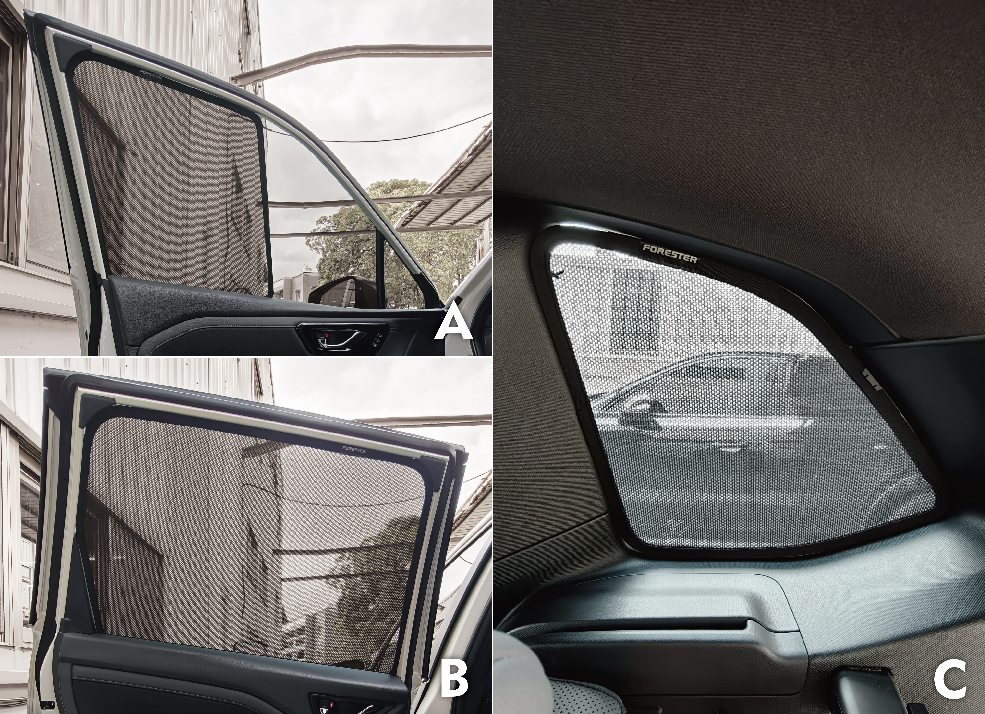 SUBARU FORESTER GEN6 汽車遮陽簾