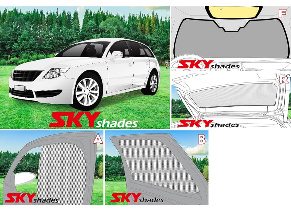 SUBARU LEGACY 汽車遮陽簾