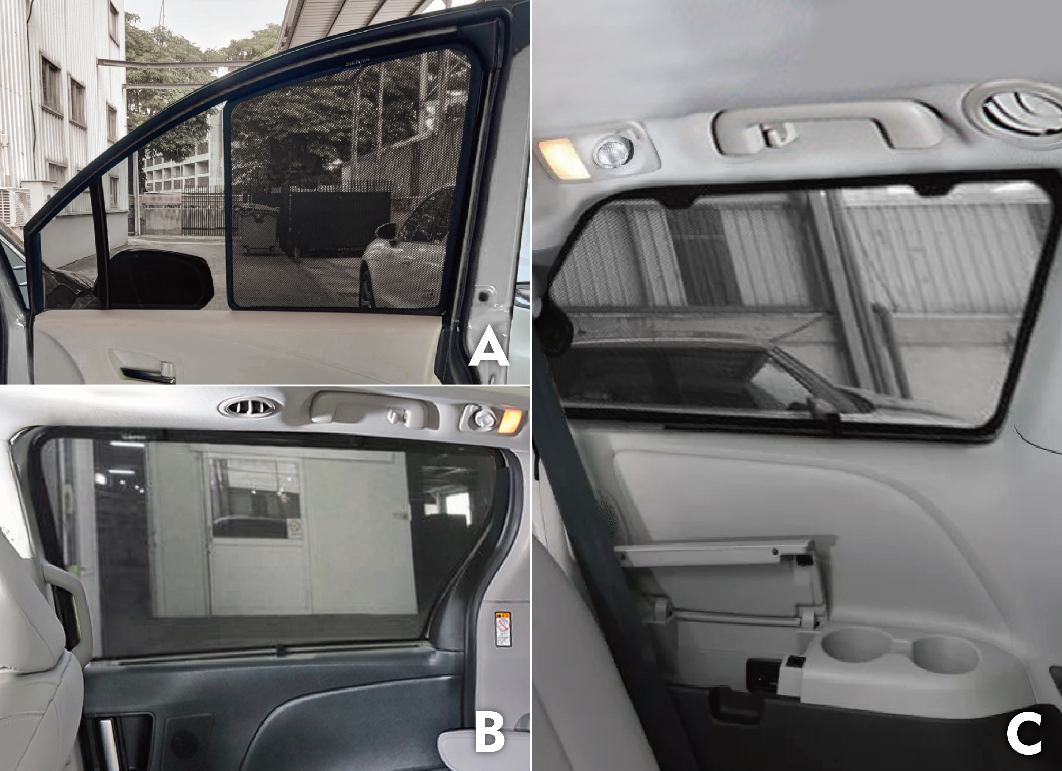 TOYOTA SIENNA XL30 汽車遮陽簾