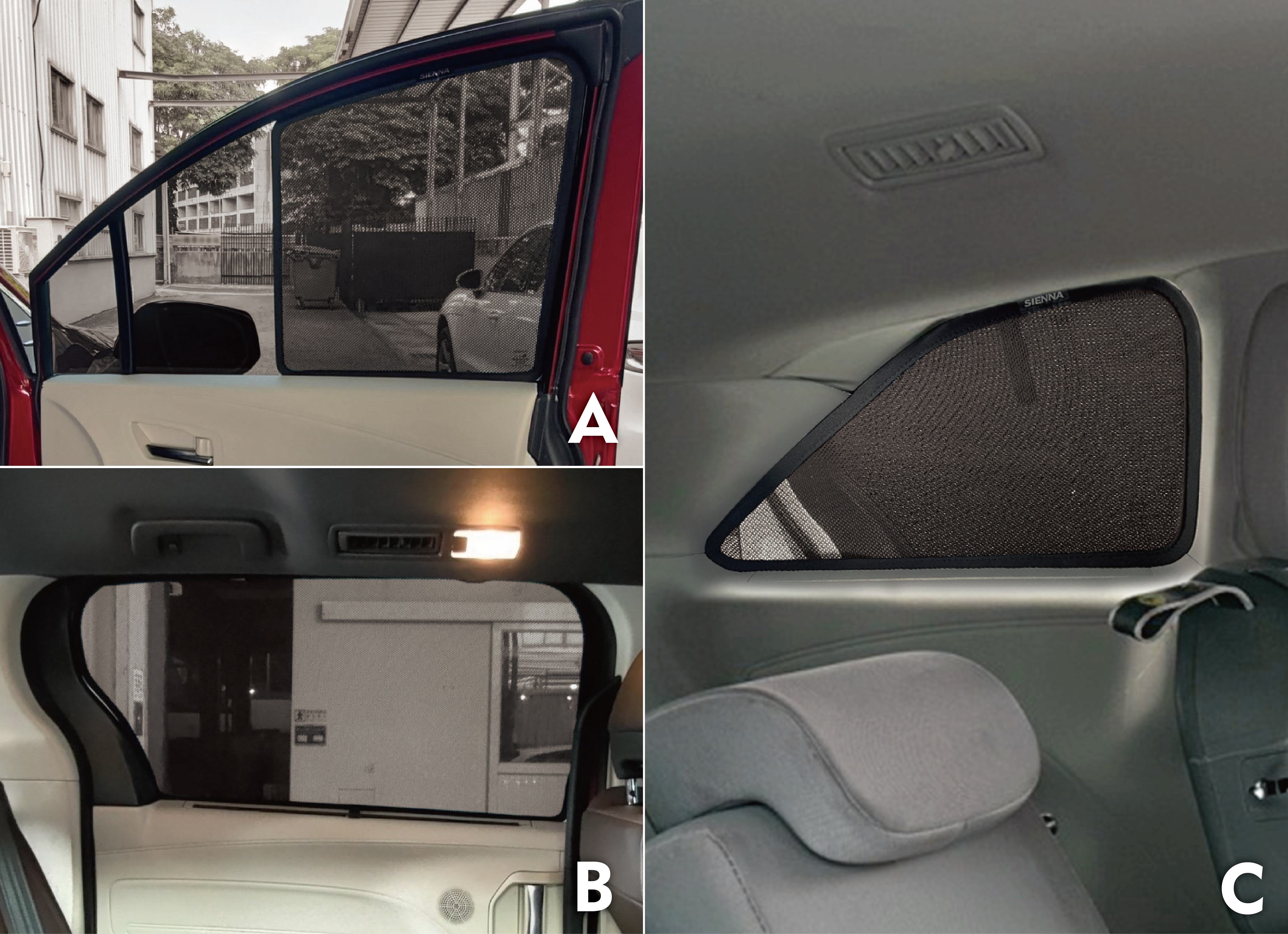 TOYOTA SIENNA XL40 GEN4 汽車遮陽簾