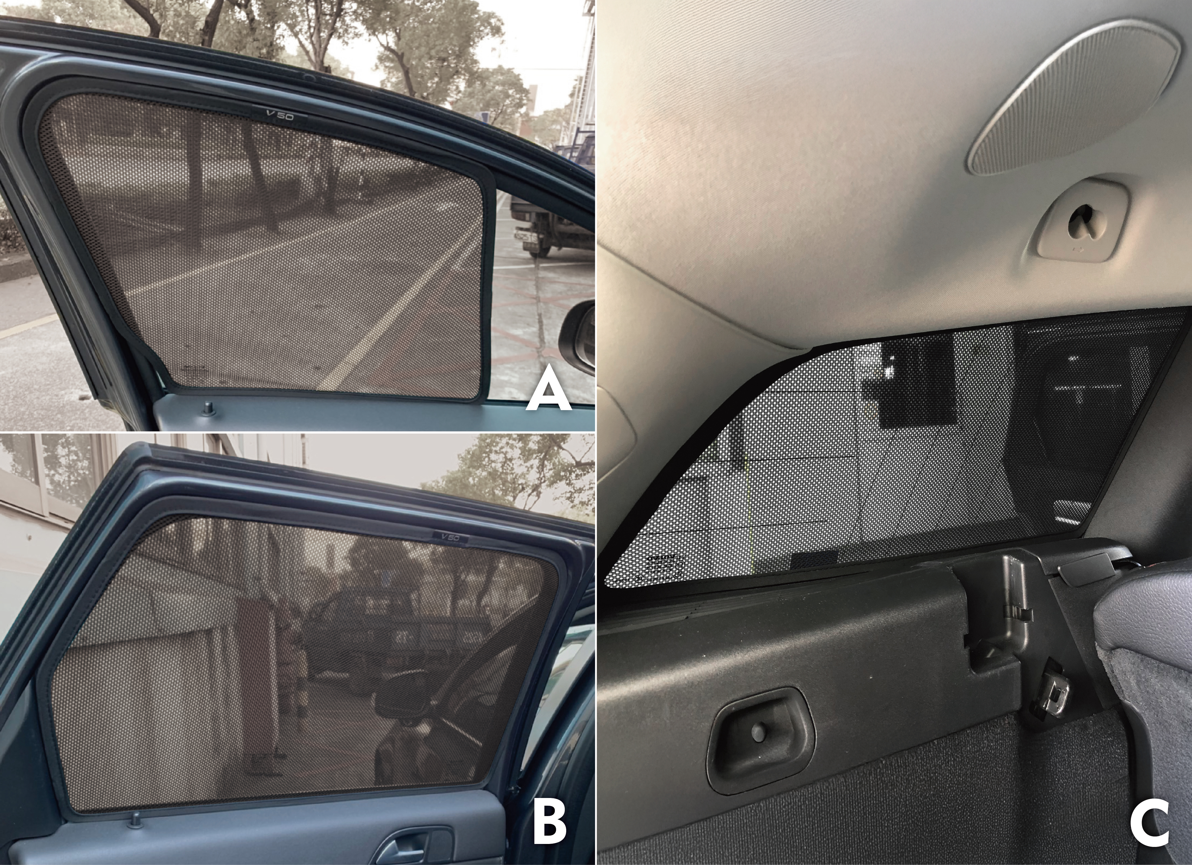 VOLVO V50 汽車遮陽簾